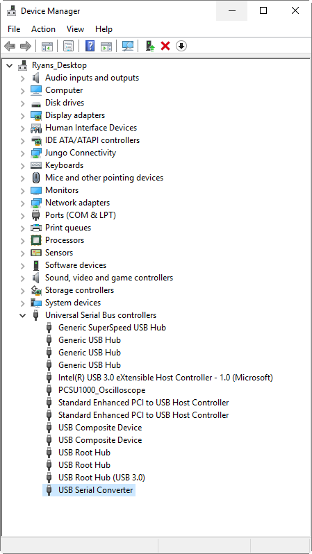 stm32 dfu driver windows 10