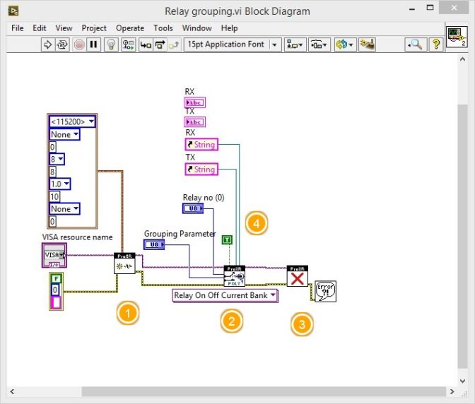 LabVIEW Relay switching and Status acquisition 2 NCD.io