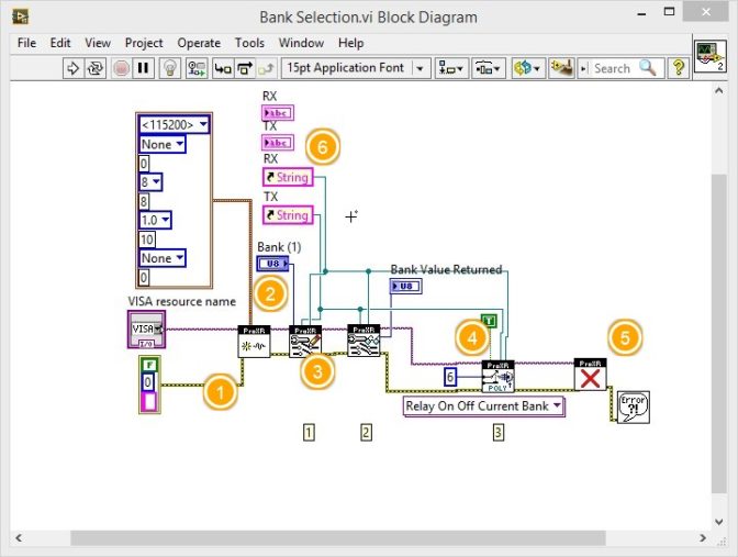 PID control labview for relay