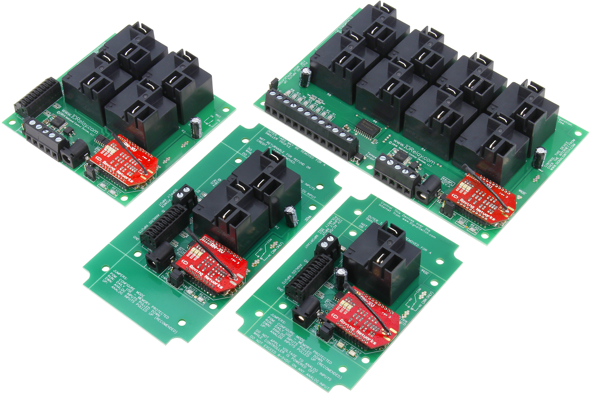 Remote Controlled Relay Boards for Point to Point Wireless Applications