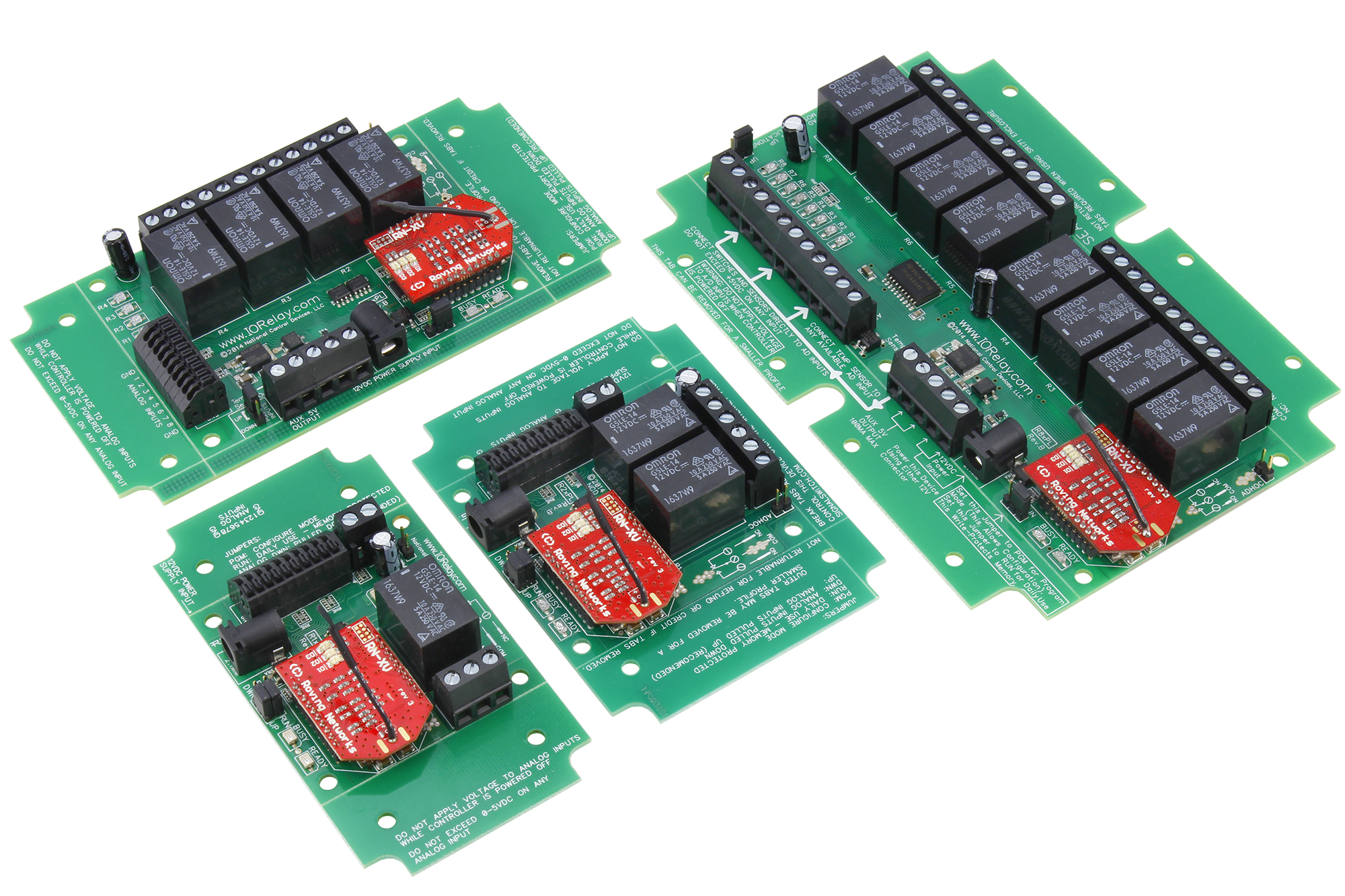 Remote Controlled Relay Boards for Point to Point Wireless Applications