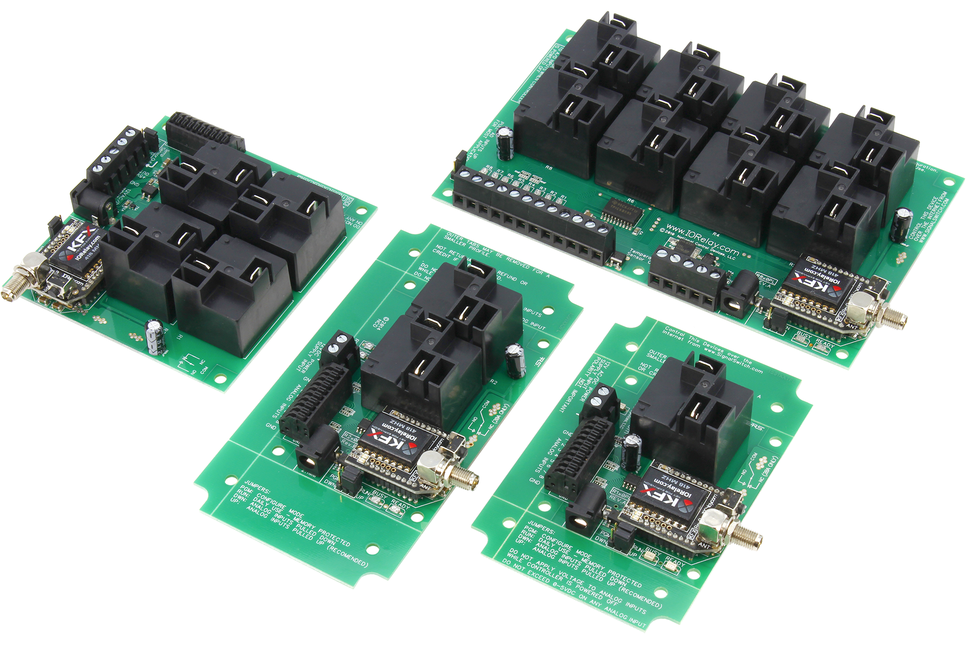 Remote Controlled Relay Boards for Point to Point Wireless Applications