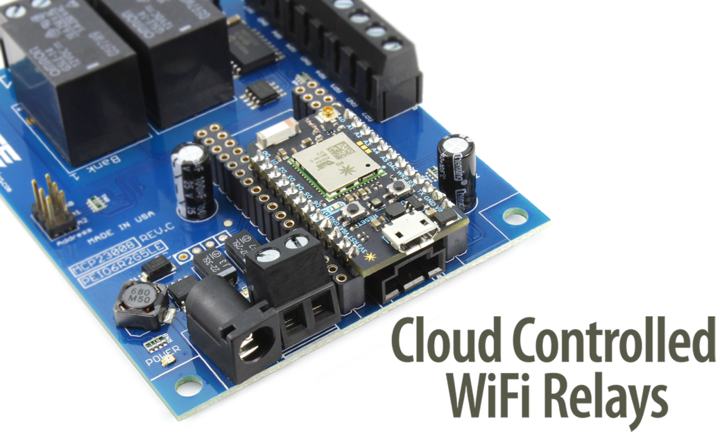 WiFi Relays for Industrial Switching and Sensor Monitoring Applications