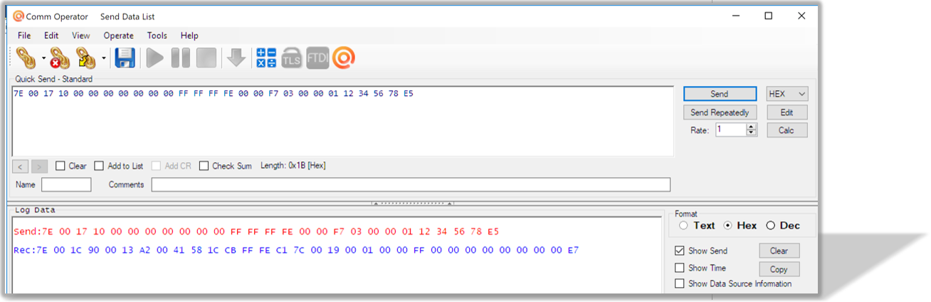 Set Destination Address