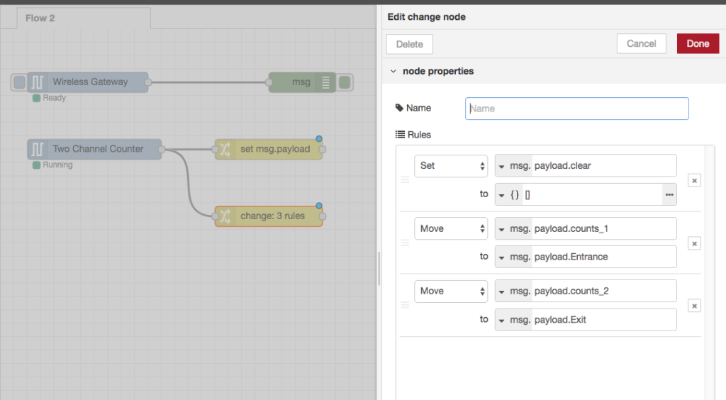 JSONata Change Node