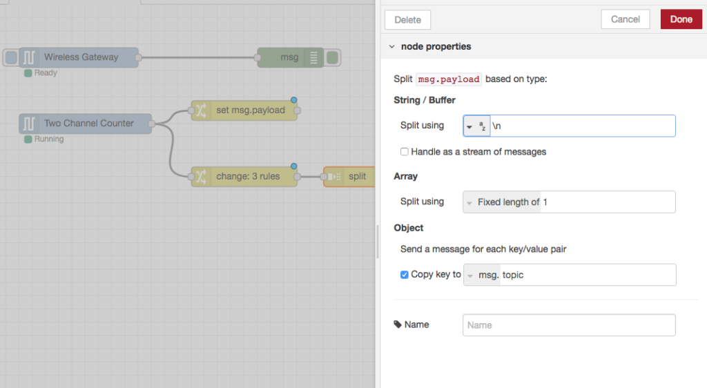 Split Node for Capacity