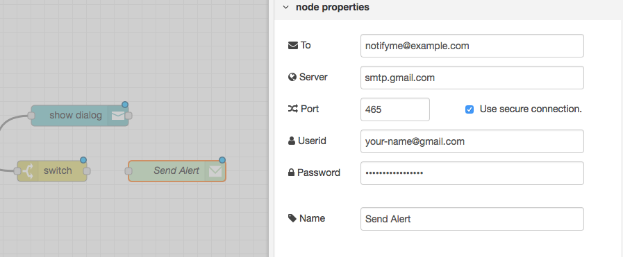 Thermocouple Email Node