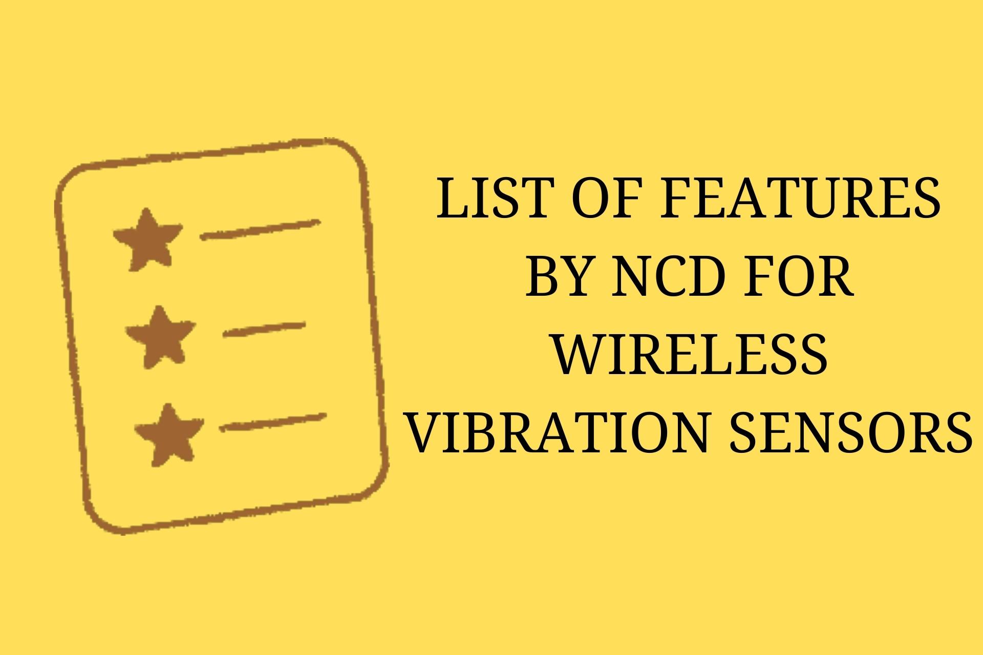 Wireless Vibration Sensors IoT V3 for Industries NCD NCD.io