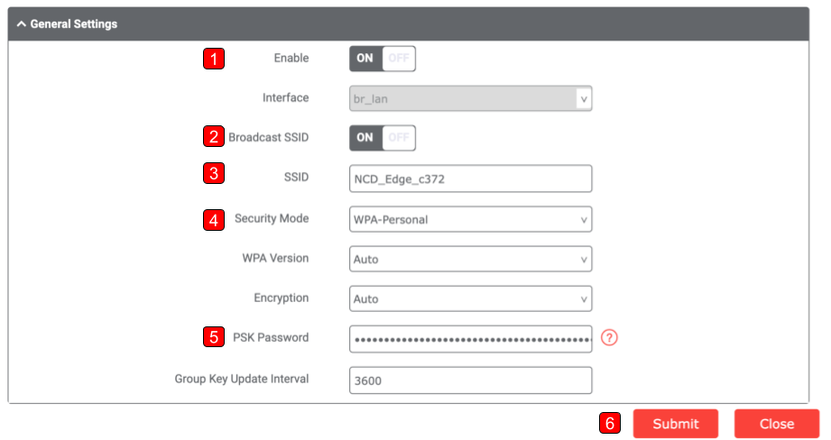 Enterprise IIoT Gateway Network Settings Settings Overview