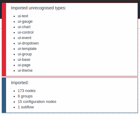 NCD Nodered Dashboard 2 - Import Issue - Machine Uptime Sensor