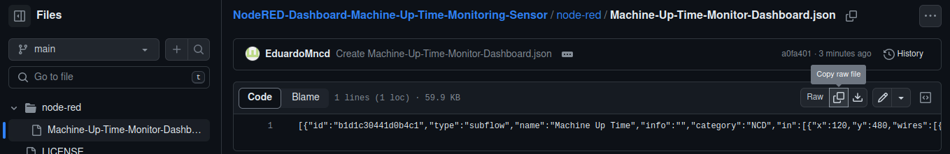 Machine Uptime GitHub Repository