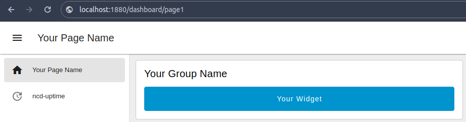 NCD Nodered Dashboard 2 - Example