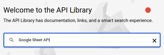 Google console API