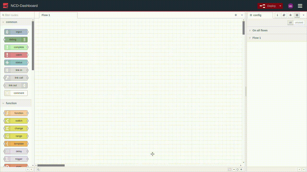 nodered install flowfuse dashboard 2 library demo