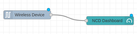NCD Dashboard Wireless Device nodered Connection