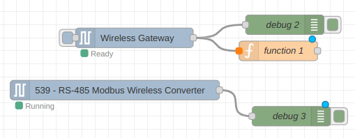 NCD Modbus RTU Node-RED Adding Function Node - adding