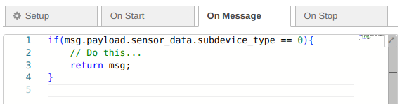 NCD Modbus RTU adding conditional to function node