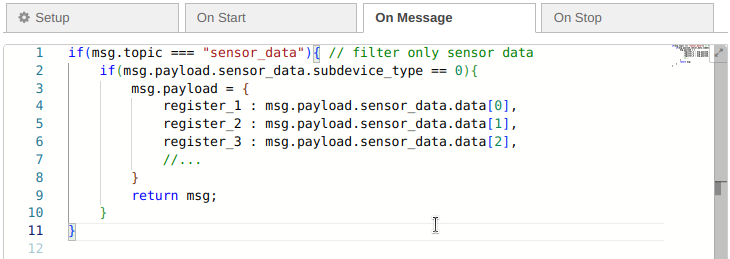 NCD Modbus RTU Process incoming data example