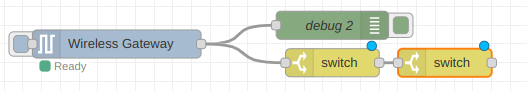 NCD Modbus RTU switch flow filter by device