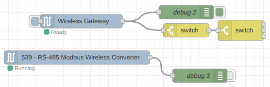 NCD Modbus RTU Node-RED Adding Switch node