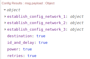 NCD Configuration user guide debug messages