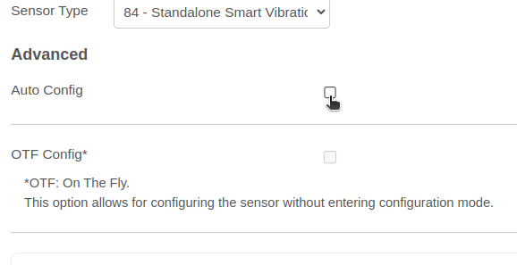 NCD Sensor configuration using NodeRED