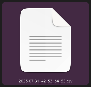 NCD Vibration Gen 4 Node-RED Dashboard CSV File