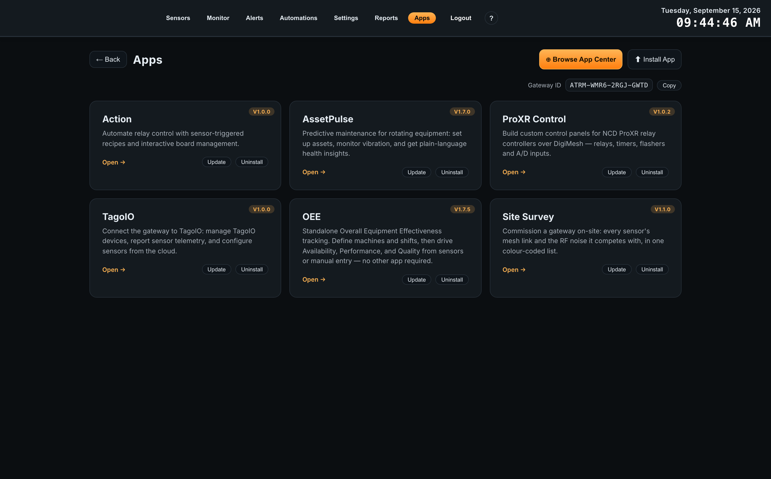 site survey atrium app guide 02 apps page