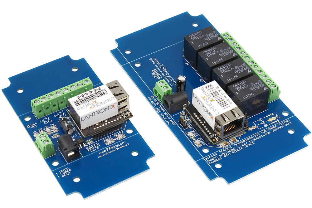 Ethernet Internet Contact Closure Remote SPDT Relay Controller 4 ...