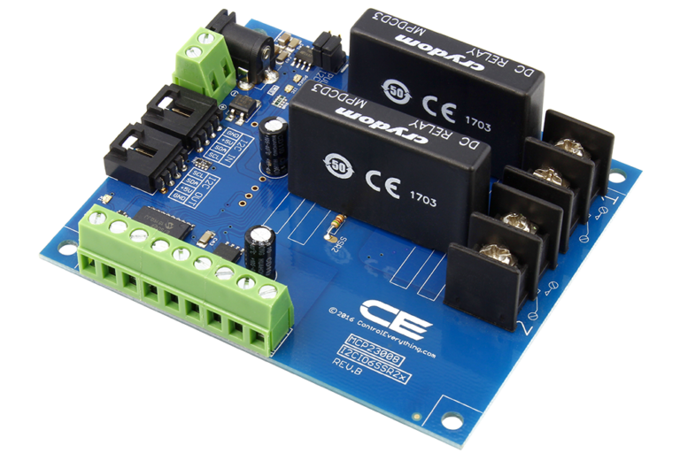 2Channel Solid State Relay Controller + 6 GPIO with I2C Interface
