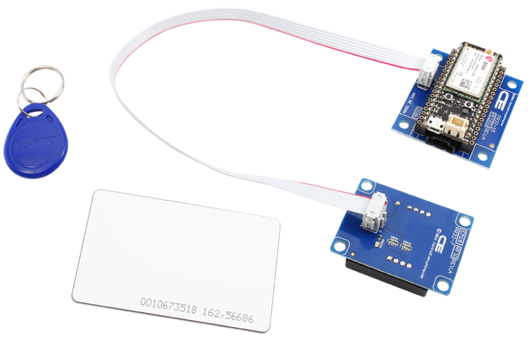 RFID Receiver and I2C Adapter with RFID for Particle Electron or Photon