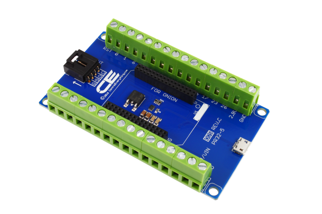 Screw Terminal Breakout Board with I2C and USB Interface for Onion ...