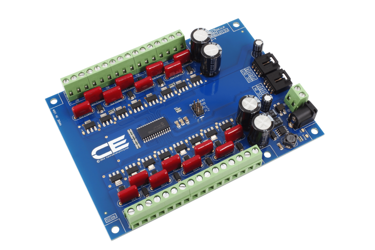 MCP23017 16Channel 8W 12V FET Solenoid Driver Valve Controller with