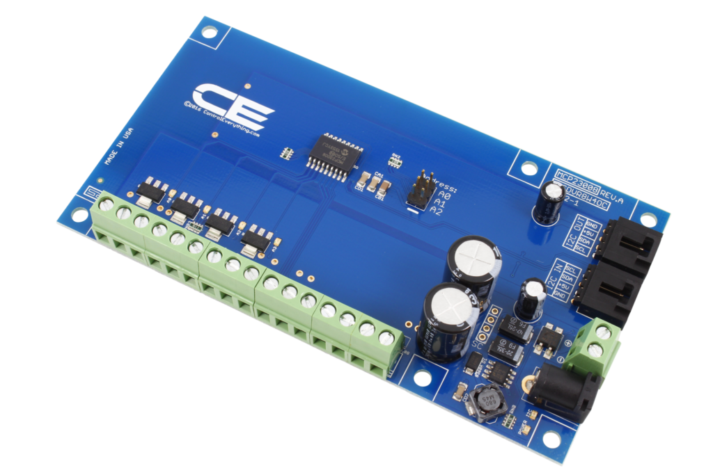 MCP23008 4-Channel 8W Open Collector FET Driver 4-Channel GPIO with I2C ...