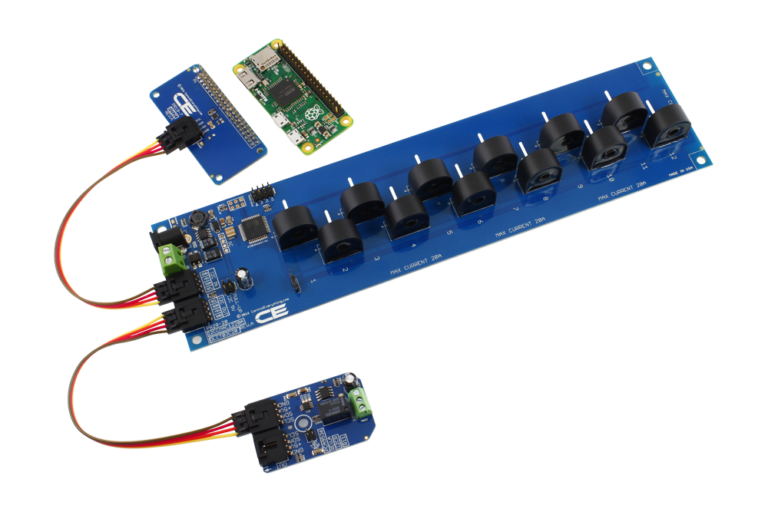 12Channel OnBoard 95 Accuracy AC Current Monitor with I2C Interface