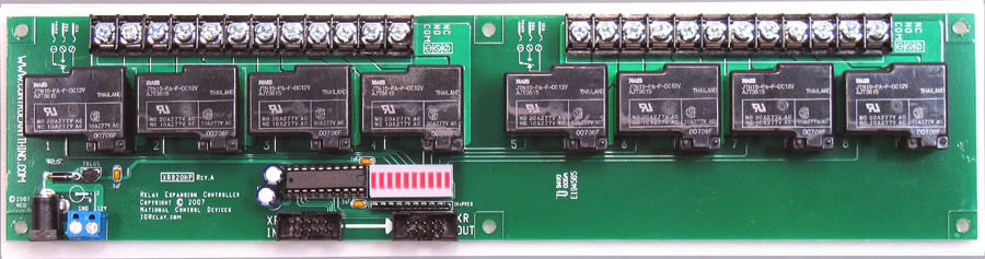 Carte D'extension Bus PLC Z-World XP8400 - 8 Relais SPST Faible Puissance DIP - New Old Stock Testée