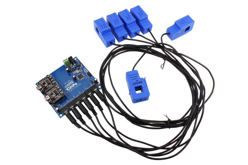 Industrial Current Sensor 6Channel 10100 Max Amps Pluggable Split