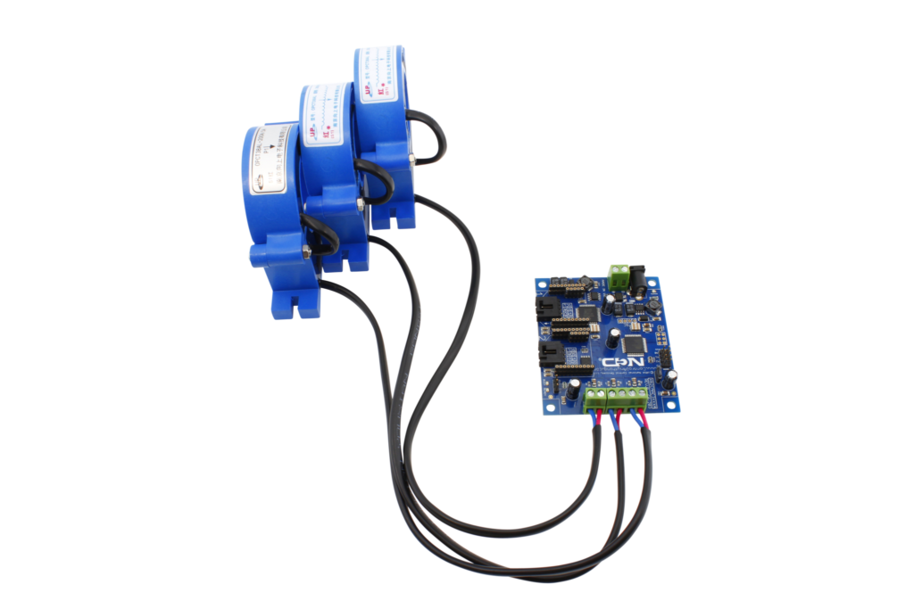 Industrial HighCurrent Monitor 3Channel 100600 Max Amps Wired Split