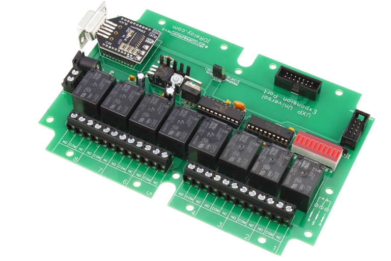 Industrial Relay Controller 8Channel SPDT + UXP Expansion Port IoT