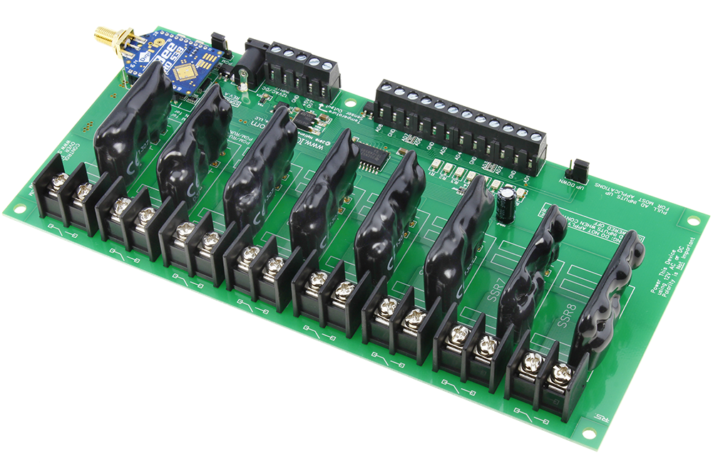 Wireless Solid State Relay Board for PC Mac Linux 2 Mile Long Range