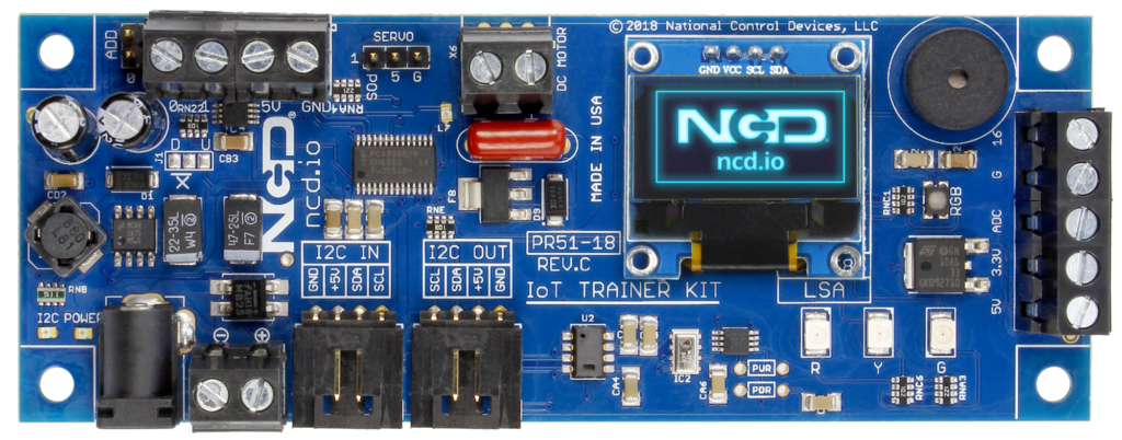 IoT Training Controller Light Sound Sensor Action - NCD Store