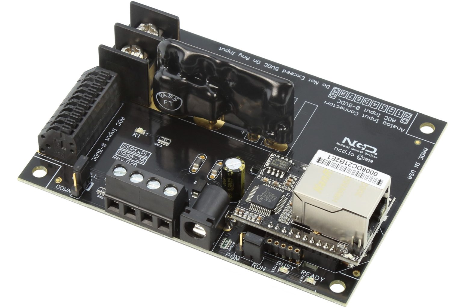 Relay Board for PC Linux Mac with 8Channel Analog Inputs