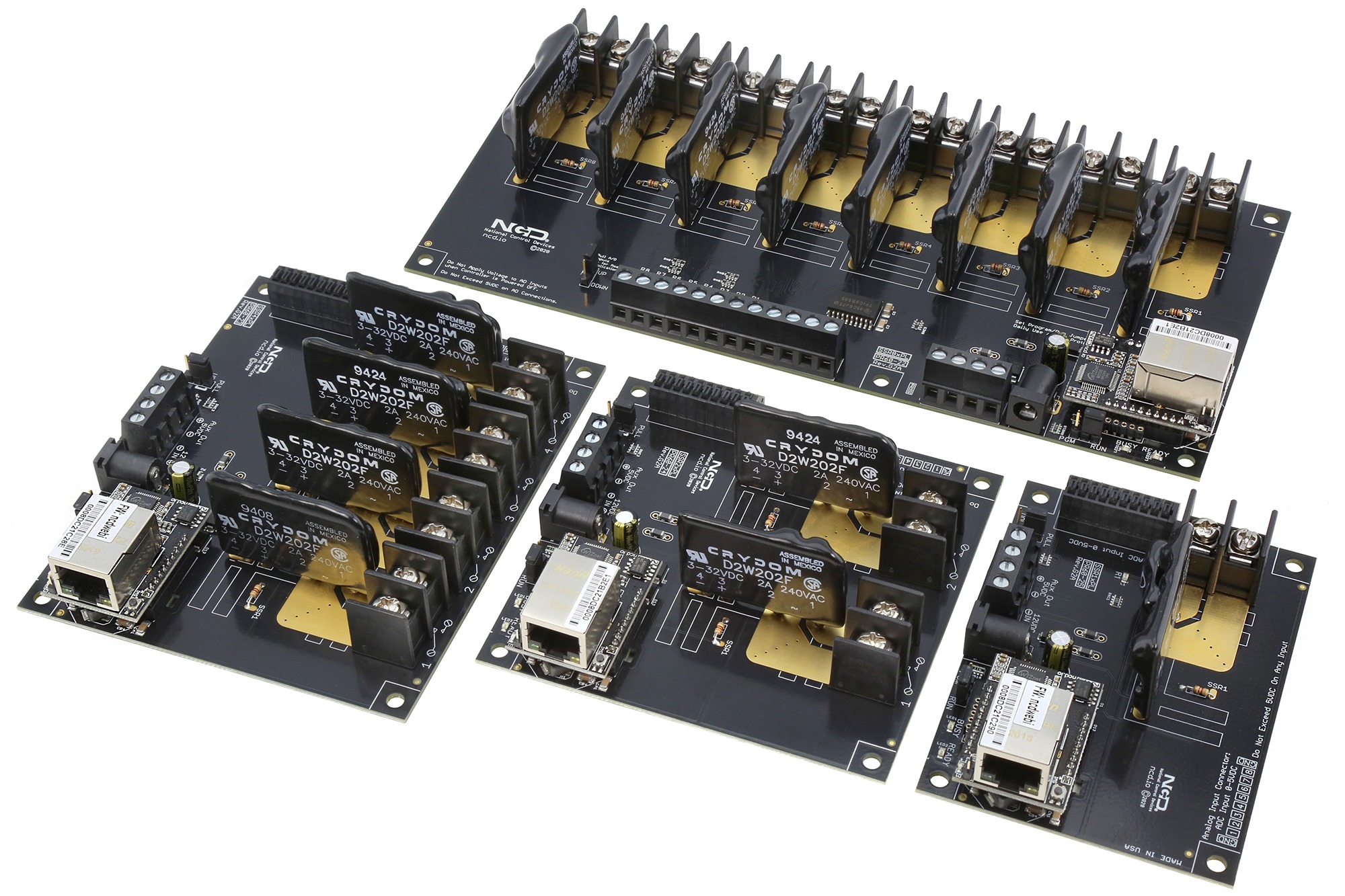 Ethernet Relay Board with Solid State Relays