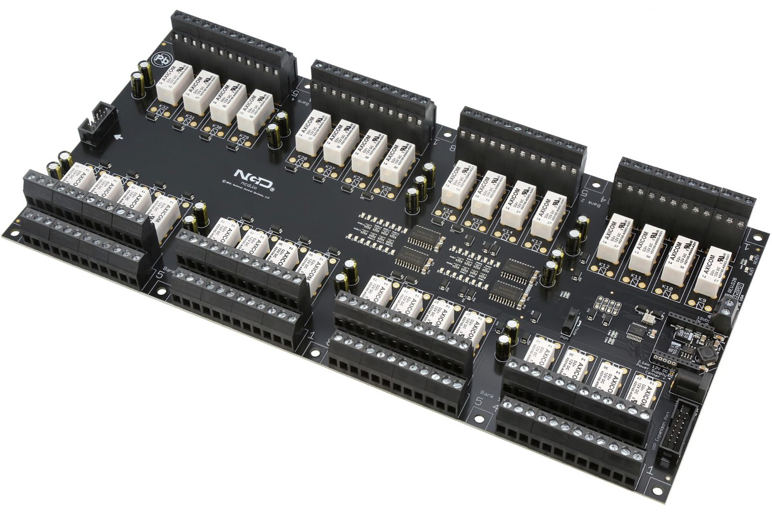 Industrial Relay Controller Board 32Channel DPDT + UXP Expansion Port
