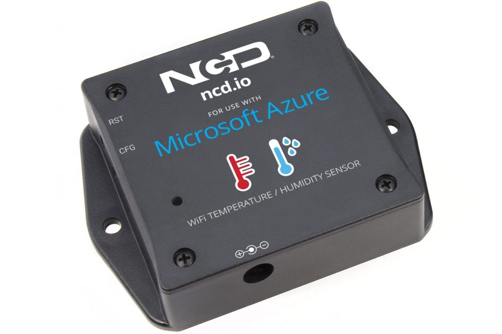 WiFi Temperature Humidity Sensor for use with Microsoft® Azure®