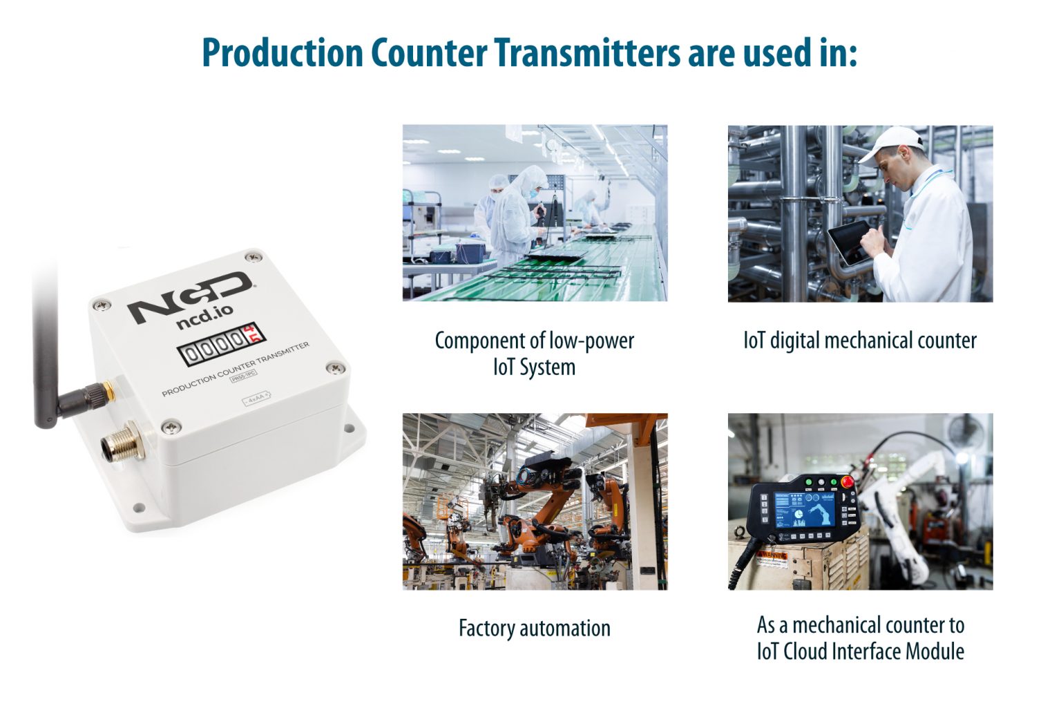 Long Range IoT Wireless One Channel Counter Transmitter