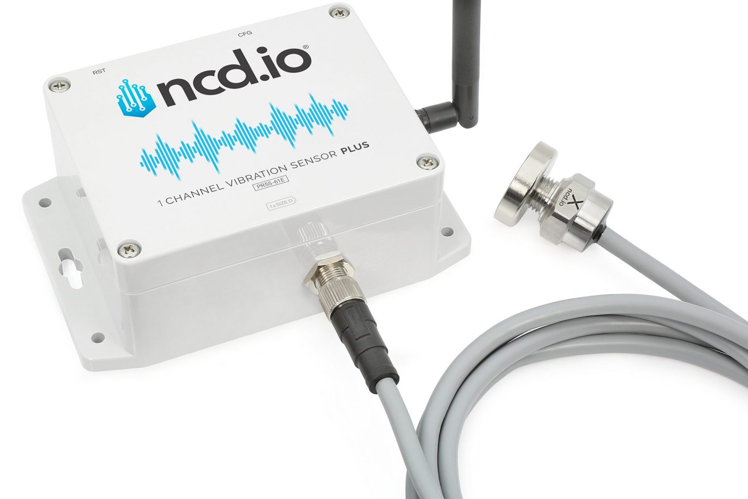 Wireless Vibration Temperature Sensor