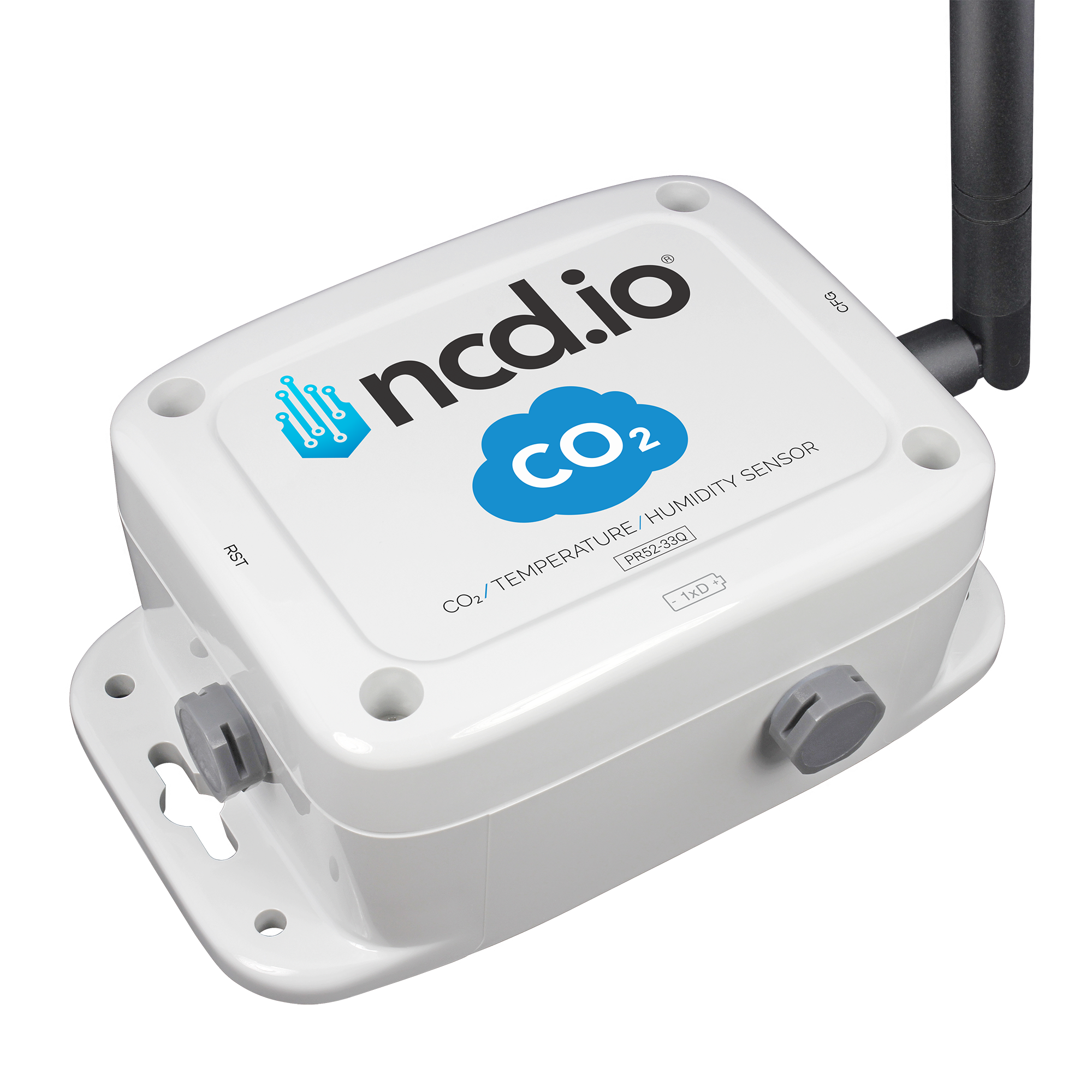 Industrial IoT Wireless CO2 Temperature Humidity Sensor